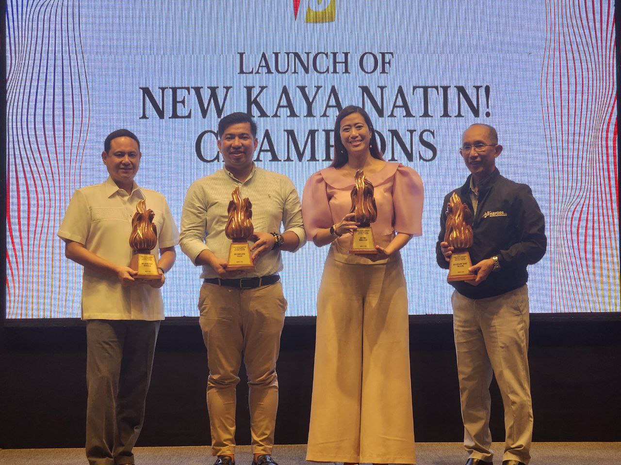 Five local execs hailed as new Kaya Natin! Champions of Good Governance